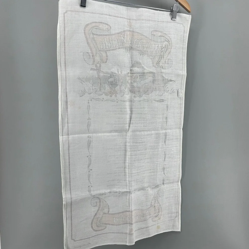 Rodriguez Waltzing Matilda Australia Pure Linen Tea Towel Banjo Paterson Poem